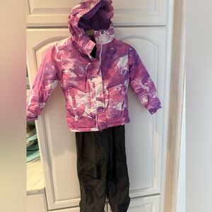 Girls ski snow jacket pants sz 5-6
